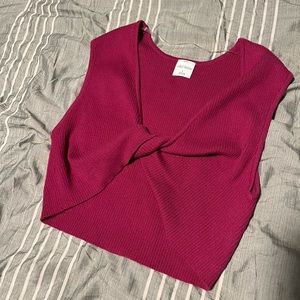 Fuschia Wild Fable Crop Top - Large